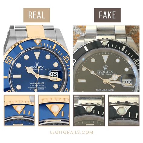 rolex submariner blue real vs fake|how to check rolex authenticity.